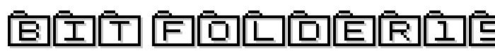 Bit Folder15 (sRB) font